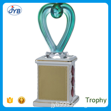 customized design different design metal novelty crystal trophy